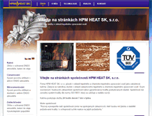 Tablet Screenshot of hpmheat.eu